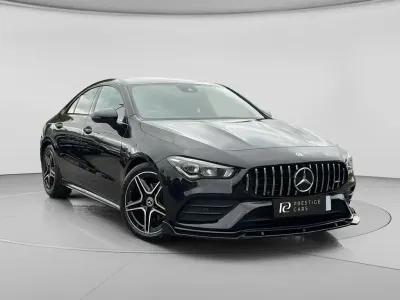 Begagnad Mercedes CLA180 AMG Line Premium 2023 Svart Sedan