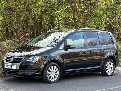 Used VW Touran Match 105 HP (77 kW) 2009 Black MPV