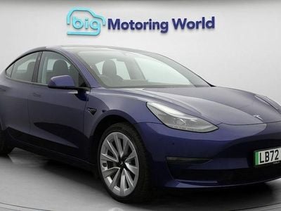Blue Used 2022 Tesla Model 3 Long Range AWD Sedan | £20,600 (Fair price)
