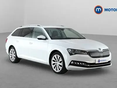 Used Skoda Superb SE L 150 HP (110 kW) 2023 White Estate