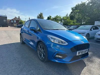 Used Ford Fiesta ST-Line 125 HP (91 kW) 2020 Blue Hatchback