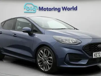 Usado Ford Fiesta ST-Line X 125 HP (91 kW) 2023 Azul Citadino