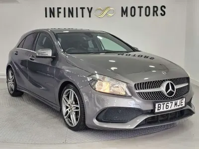 Used Mercedes A200 AMG line 136 HP (100 kW) 2017 Grey Hatchback