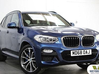 Begagnad BMW X3 M Sport 190 HK (139 kW) 2019 Blå SUV
