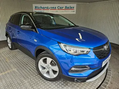 Used Vauxhall Grandland X Elite 130 HP (95 kW) 2018 Blue SUV