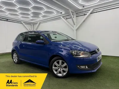 Begagnad VW Polo Edition 2013 Blå Halvkombi
