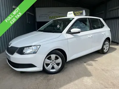 Used Skoda Fabia SE 75 HP (55 kW) 2016 White Hatchback