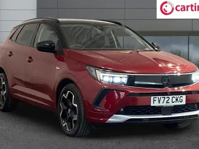 Used Vauxhall Grandland X Ultimate 131 HP (96 kW) 2022 Red SUV