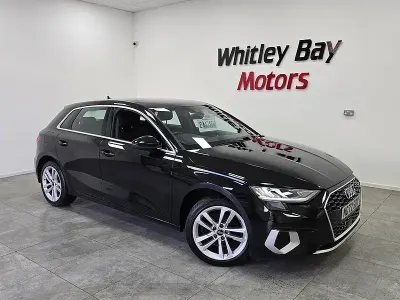 Begagnad Audi A3 Sport 150 HK (110 kW) 2023 Svart Sedan