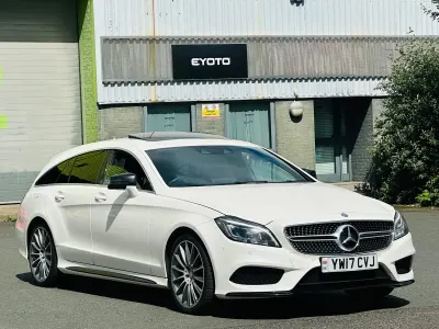 Used Mercedes CLS220 Shooting Brake AMG line 2017 White Estate