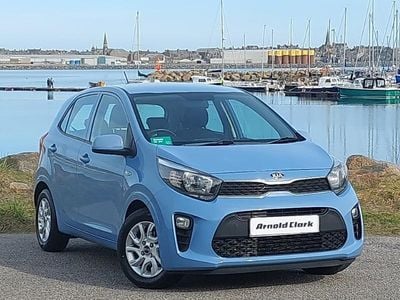 Used Kia Picanto 2018 Blue Hatchback