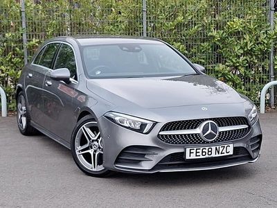 Used Mercedes A200 AMG Line Premium 163 HP (119 kW) 2018 Grey Hatchback