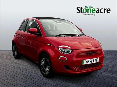 Red Used 2021 Fiat 500e Red Cabriolet | £12,995 (Fair price)