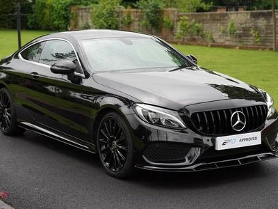 Used Mercedes C220 AMG line 2017 Black Coupe