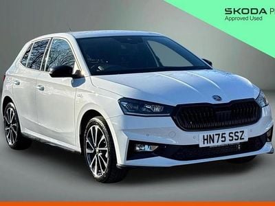 Used Skoda Fabia Monte Carlo 113 HP (83 kW) 2025 Moon white metallic Hatchback