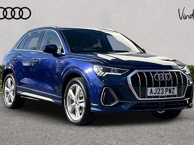 Used Audi Q3 S-Line 150 HP (110 kW) 2023 Blue SUV