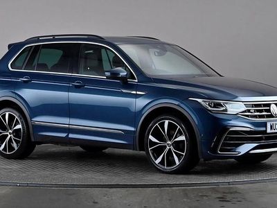 Used VW Tiguan R-line 150 HP (110 kW) 2021 Blue SUV