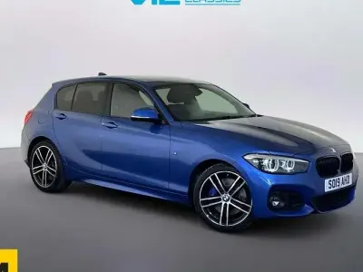 Used BMW 118 M Sport 136 HP (100 kW) 2019 Blue Hatchback