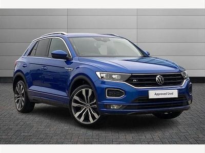 Blue Used 2021 VW T-Roc R-line SUV | £17,295 (Fair price)