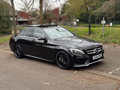Used Mercedes C220 AMG Line Premium Plus 2016 Black Sedan