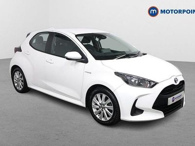 Used Toyota Yaris Hybrid 2021 White Hatchback