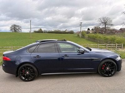 Used Jaguar XF S 300 HP (220 kW) 2017 Blue Sedan