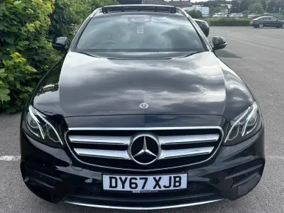 Used Mercedes E220 AMG line 194 HP (142 kW) 2017 Black Estate