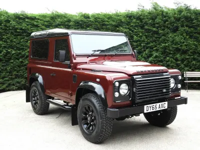 Used Land Rover Defender Landmark 2015 Red Hatchback