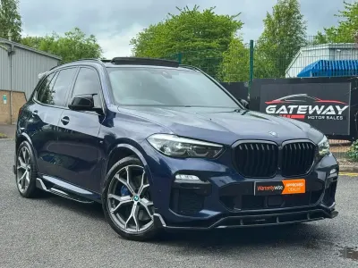 Used BMW X5 M Sport 394 HP (289 kW) 2021 Blue SUV