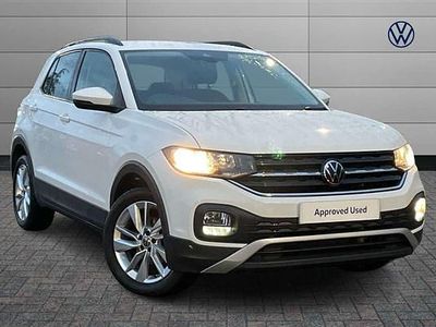 White Used 2022 VW T-Cross SE SUV | £17,179 (Fair price)