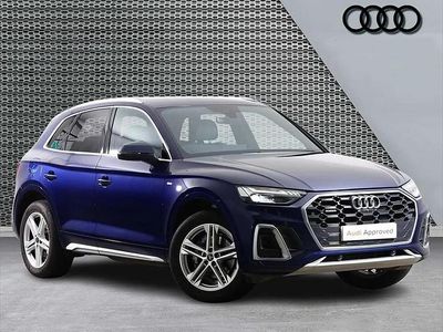 Used Audi Q5 S-Line 261 HP (191 kW) 2021 Blue SUV
