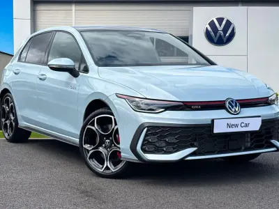 New VW Golf VIII GTI 2026 Blue Hatchback