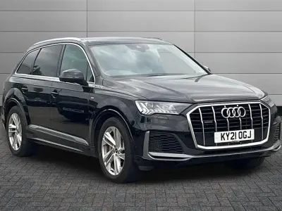 Used Audi Q7 S-Line 381 HP (280 kW) 2021 Black SUV