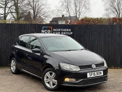 Used VW Polo Match 90 HP (66 kW) 2016 Black Hatchback