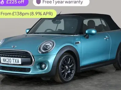 Used Mini Cooper Cabriolet Classic 136 HP (100 kW) 2020 Turquoise Cabriolet