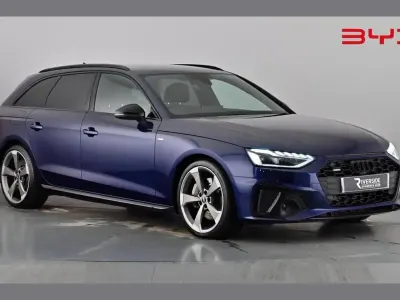 Used Audi A4 Black Edition 265 HP (194 kW) 2022 Navarra blue Estate