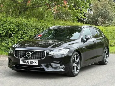 Used Volvo V90 R-Design 190 HP (139 kW) 2018 Black Estate