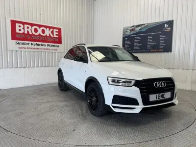 Used Audi Q3 Black Edition 150 HP (110 kW) 2018 White SUV