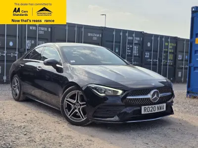 Used Mercedes CLA220 AMG Line Premium 190 HP (139 kW) 2020 Black Coupe