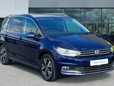 Used VW Touran SEL 150 HP (110 kW) 2021 Atlantic blue metallic MPV