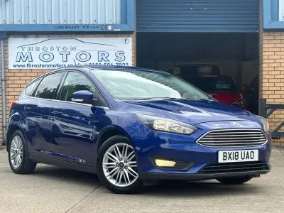 Used Ford Focus Zetec 120 HP (88 kW) 2018 Blue Hatchback