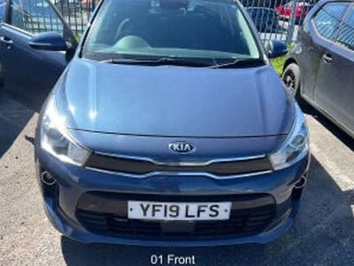 Begagnad Kia Rio 100 HK (73 kW) 2019 Blå Halvkombi