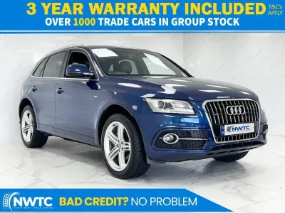 Used Audi Q5 S-line plus 190 HP (139 kW) 2016 Blue SUV