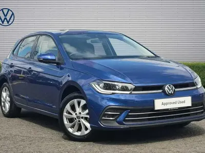 Used VW Polo Style 95 HP (69 kW) 2023 Blue Hatchback