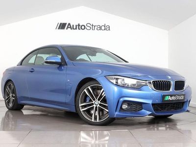 Used BMW 430 Cabriolet M Sport 252 HP (185 kW) 2017 Blue Cabriolet