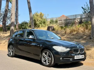 Used BMW 116 Sport Line 136 HP (100 kW) 2014 Black Hatchback