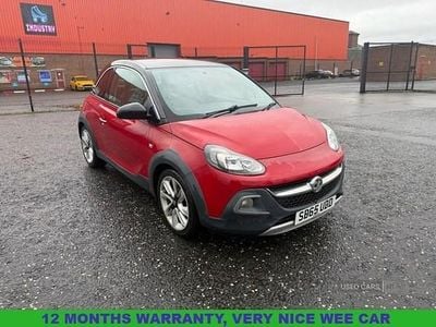 Used Vauxhall Adam Rocks 2015 Red Hatchback