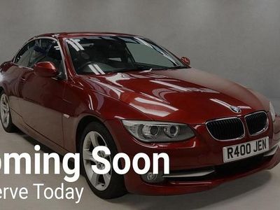 Red Used 2011 BMW 320 Cabriolet Cabriolet | £5,988 (Good price)