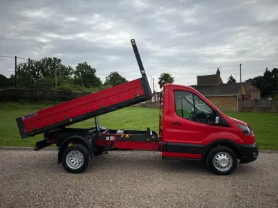 Used Ford Transit S 130 HP (95 kW) 2022 Red Cabriolet