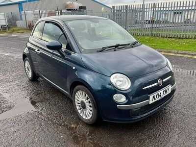 Used Fiat 500 Lounge 69 HP (50 kW) 2014 Blue Hatchback